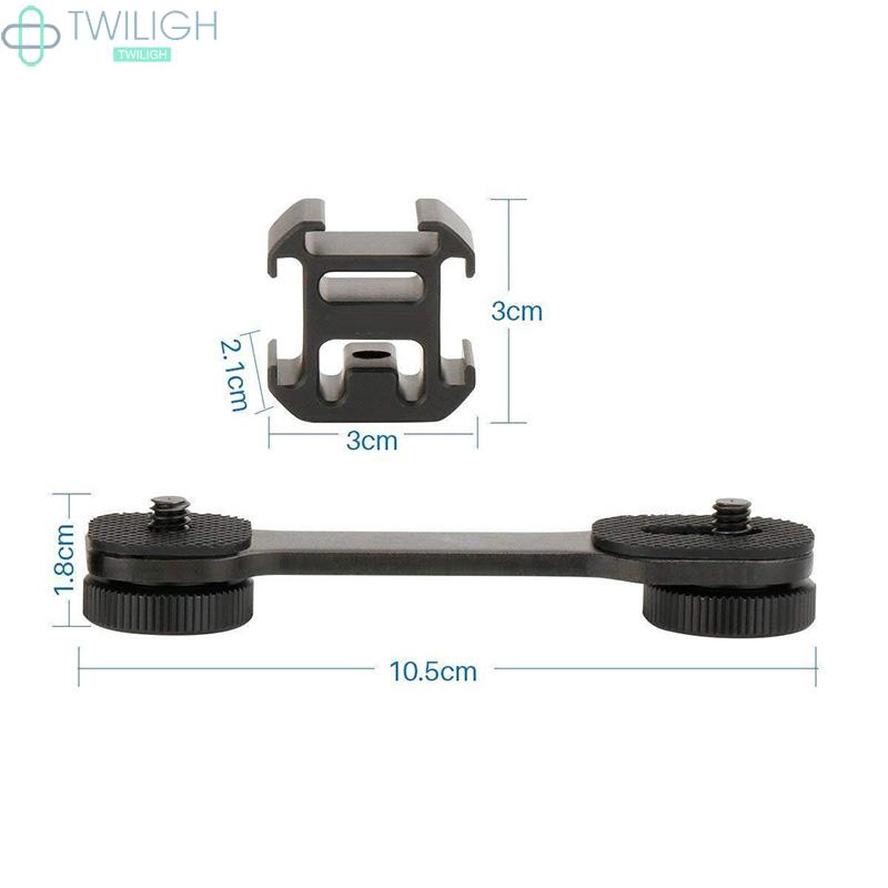 Useful Aluminum Alloy Holder Support 1pc Triple Cold For DJI OSMO Mobile 2 Zhiyun Smooth 4 Feiyu Vimble 2 Shoe Mount