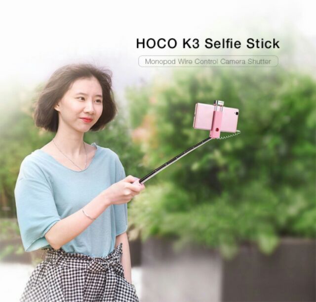 Gậy selfie thỏi Son K3 Hoco