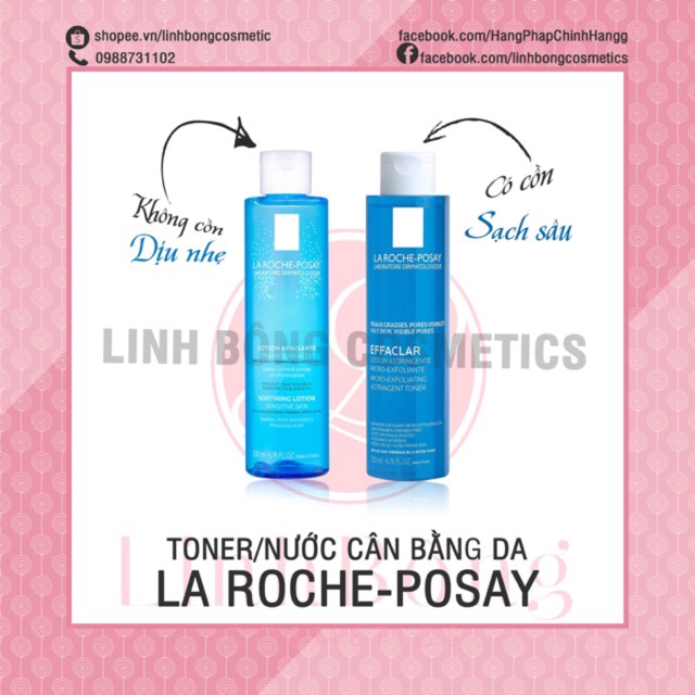 TONER/NƯỚC HOA HỒNG LA ROCHE-POSAY CHO DA DẦU MỤN NHẠY CẢM