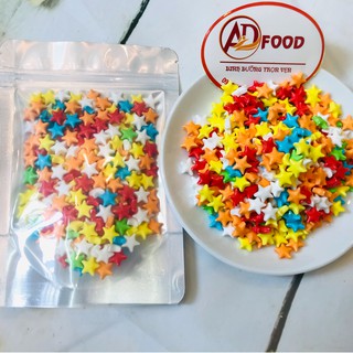 100g kẹo ngọt ngôi sao đủ sắc màu
