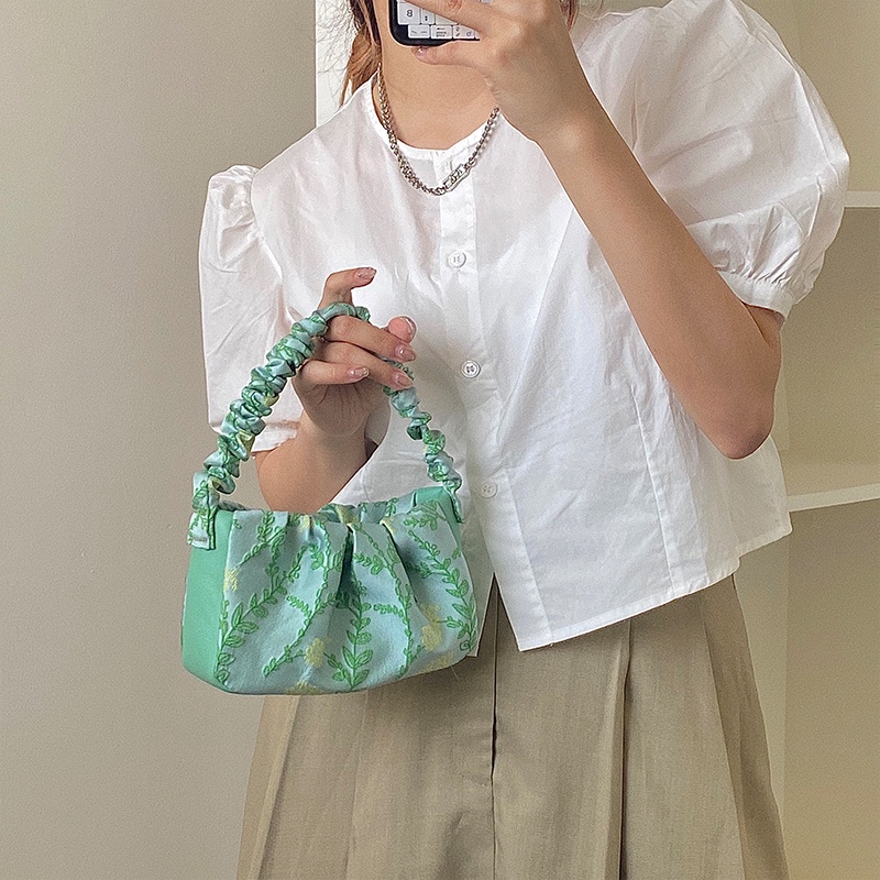 Túi đeo chéo một bên vai IELGY họa tiết hoa nhỏ cá tính