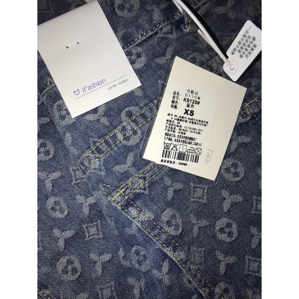 DUNEA Quần Jean Ống Rộng Phong Cách Đơn Giản Thời Trang Cho Cặp Đôi