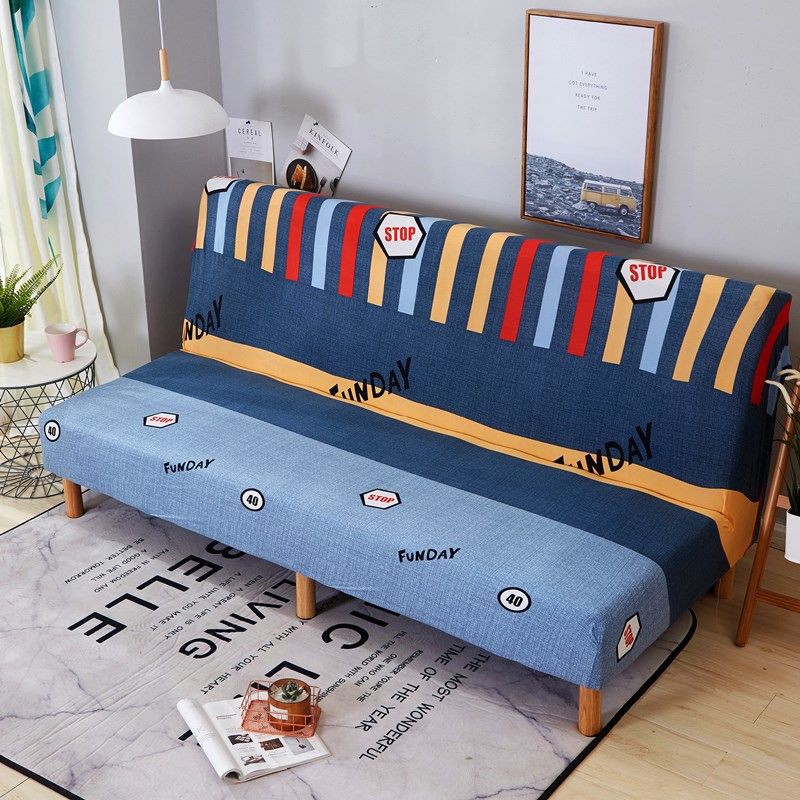 Sofa giường gấp đơn giản 2019 không có tay vịn 1,6 mét 1,5 dài 1,8 và rộng bao gồm cát <