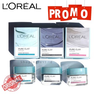 L'OREAL Mặt Nạ Đất Sét Nguyên Chất L 'Oreal Loreal Chính Hãng
