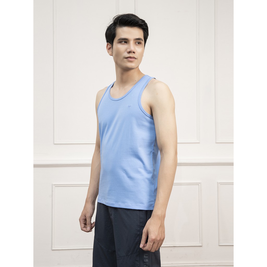 Áo tank top nam [ ARISTINO] từ sợi bông hữu cơ giúp áo mềm mại, xốp nhẹ, thấm hút tuyệt vời - ATTR05