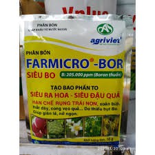 PHÂN BÓN LÁ SIÊU RA HOA ĐẬU QUẢ Farmicro- Bor SIÊU Bo