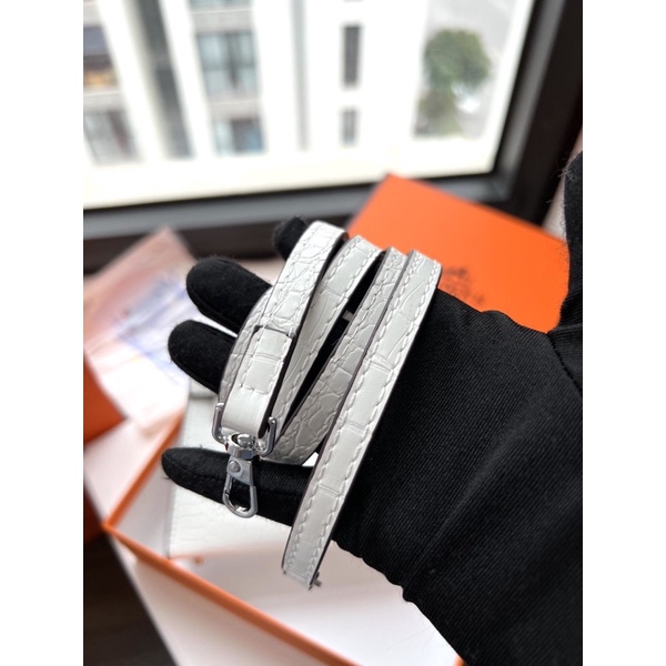 Túi xách nữ HM Kelly mini vân cá sấu size 19