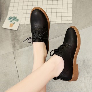 Giày Da Nữ Thời Trang Vintage