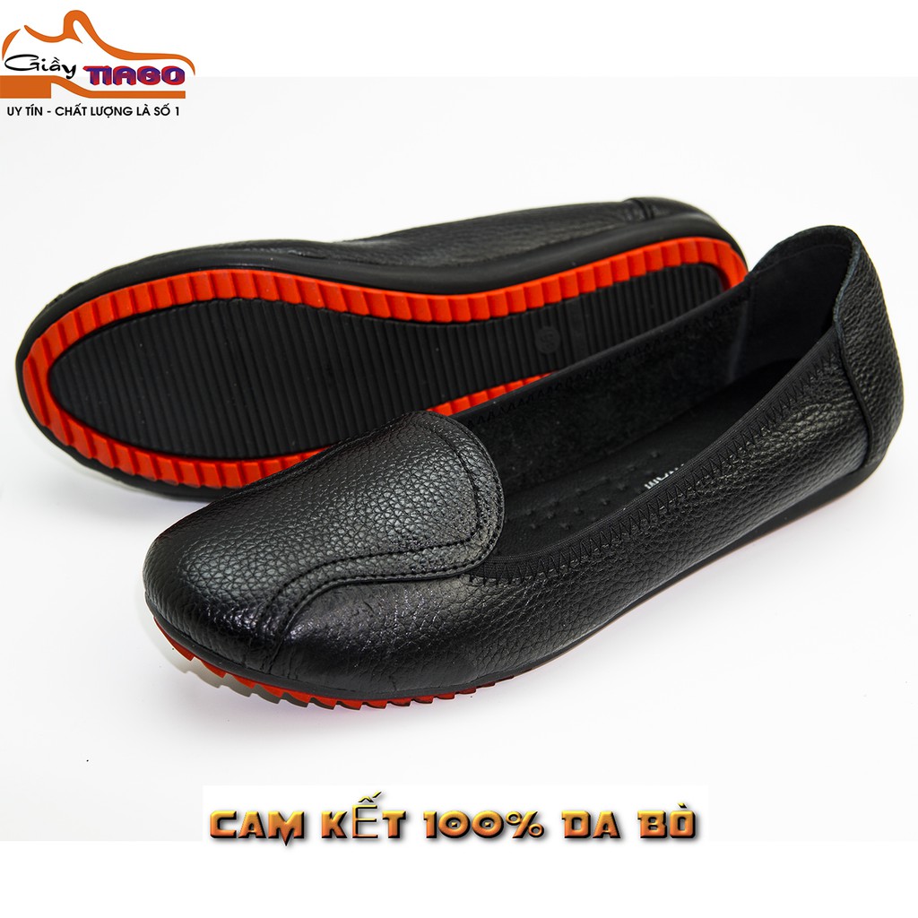 Giày Mọi Nữ Da Bò Thật Siêu Mềm Ôm Chân Evelynv [VV NỮ]