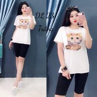 Đồ bộ mặc nhà quần lửng Thun Thái Dẻo cao cấp DL 23