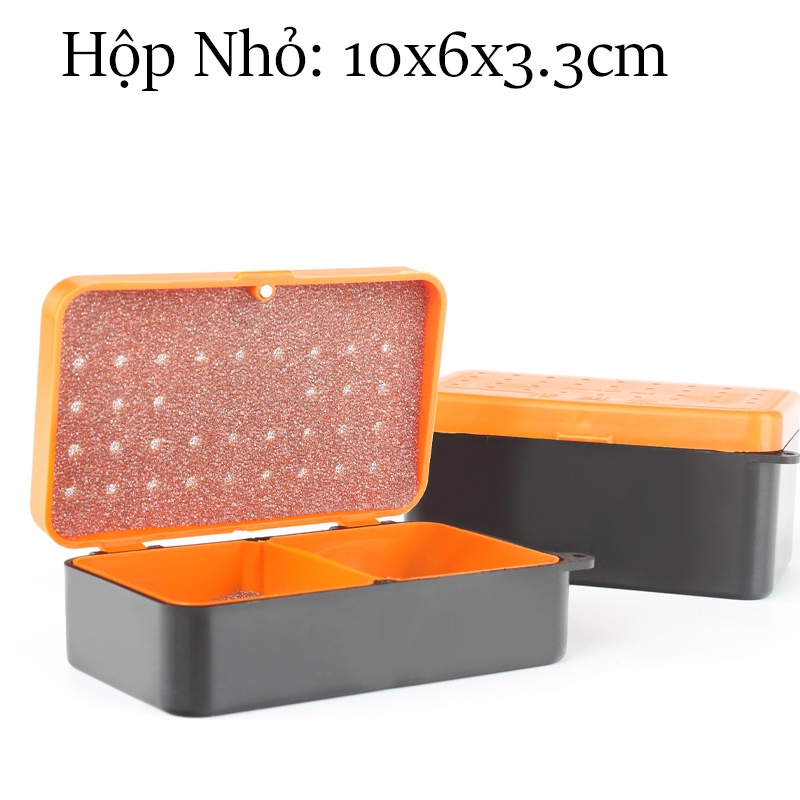 Hộp đựng mồi sống câu cá tiện lợi chất liệu nhựa dẻo không độc hại
