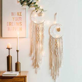 MÀNH TREO TRƯỜNG MACRAME TRANG TRÍ THEO PHONG CÁCH BOHO CỰC XINH