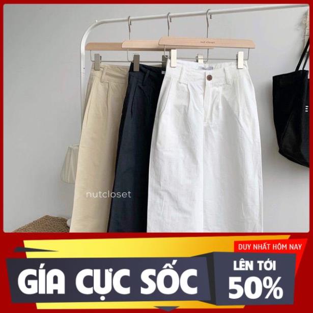 Quần thô ống suông phong cách hàn