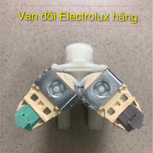 Van cấp nước đôi cho máy giặt Electrolux hãng