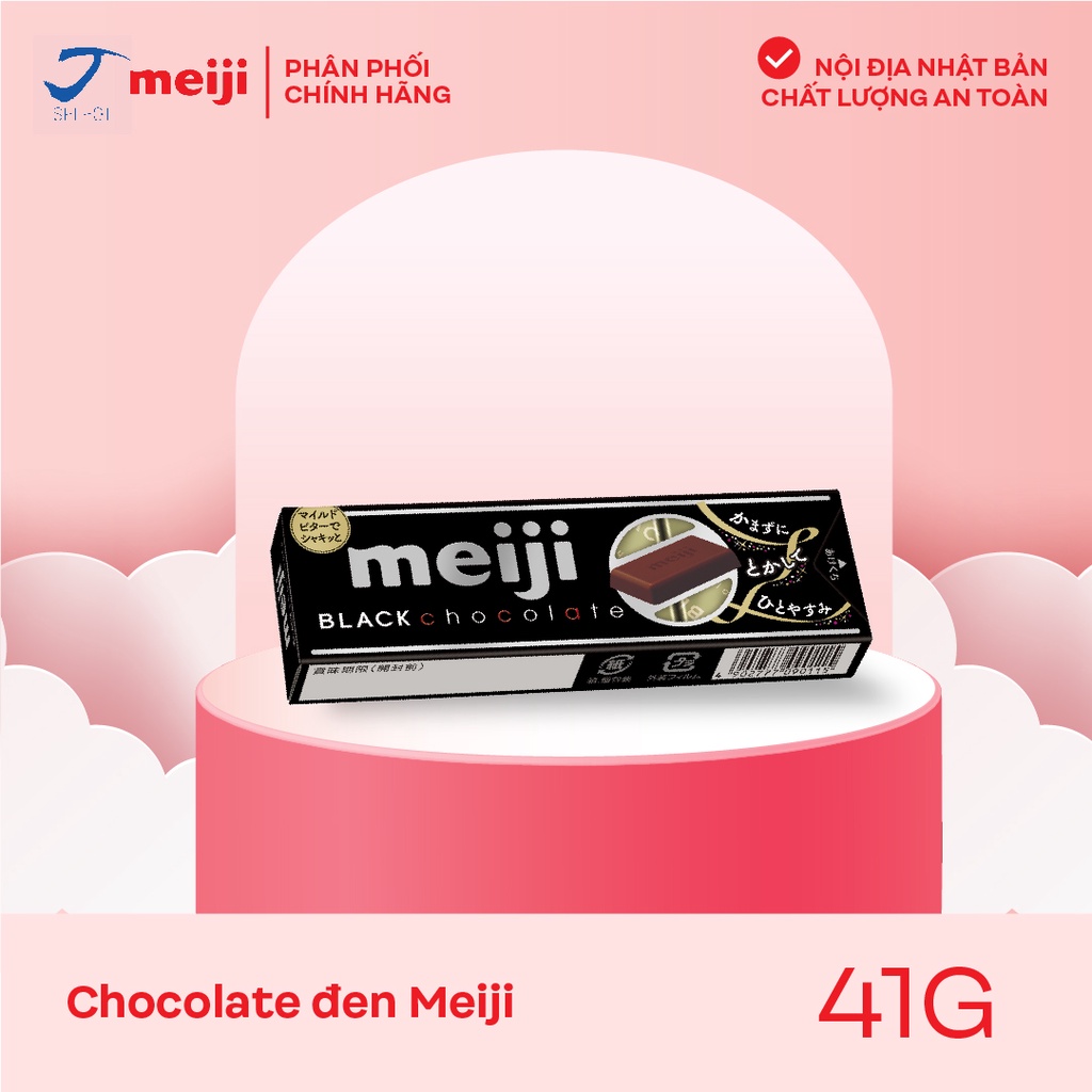 Socola Đen Meiji Black Chocolate Nhật Bản 41g/10 viên