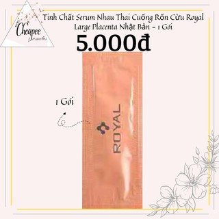 Tinh Chất Serum Nhau Thai Cuống Rốn Cừu Royal Large Placenta Nhật Bản - 1 Gói