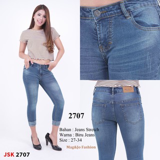 Quần jean ống đứng JSK 2707 - Màu xanh nhạt 7/9
