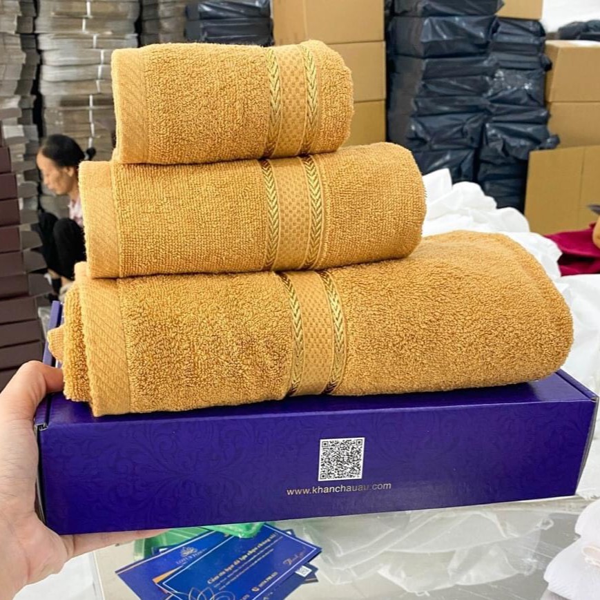 Khăn tắm gội khăn mặt cao cấp khăn bông cho bé cotton100% mền mịn thất hút không phai màu VIVA KT01