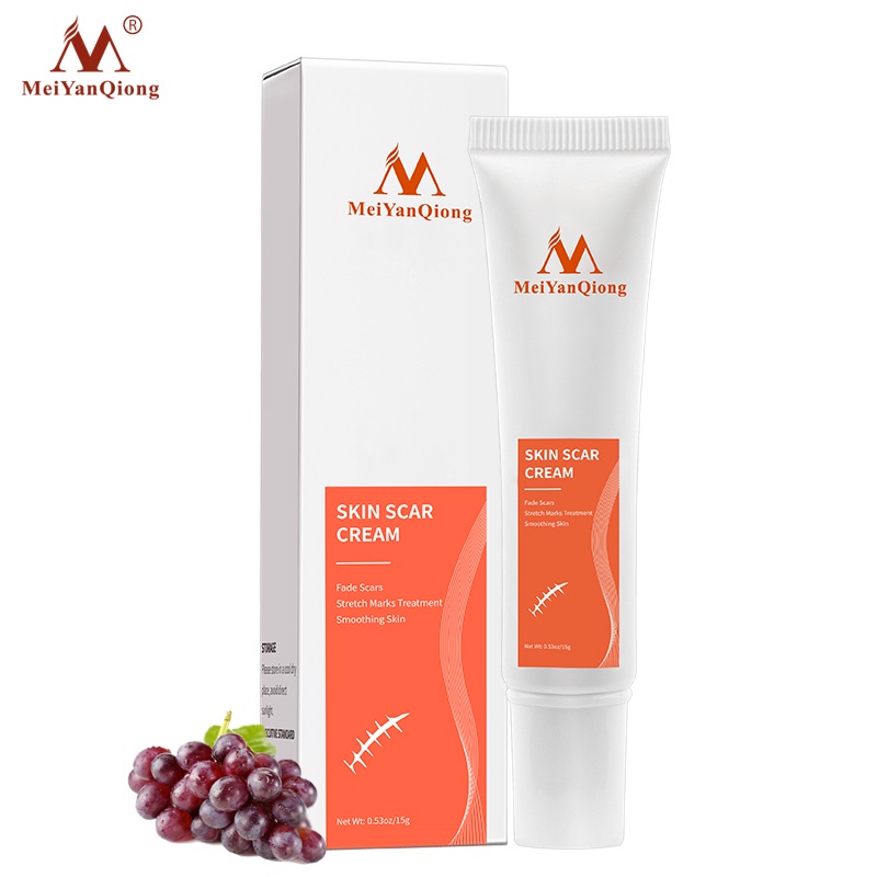 MeiYanQiong Acne Scar Removal Cream Skin Repair Stretch Marks giảm sẹo lồi, lõm, sẹo thâm, do mụn giúp phục hồi các tổn thương trên da thúc đẩy tái tạo da 15ml