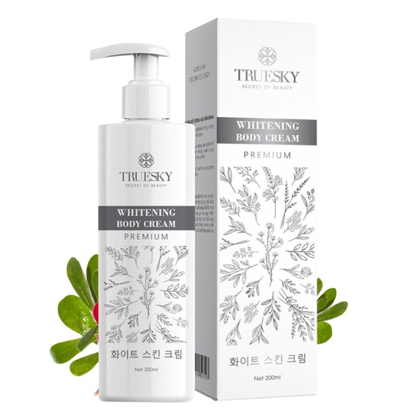 Kem ủ trắng da Body Truesky