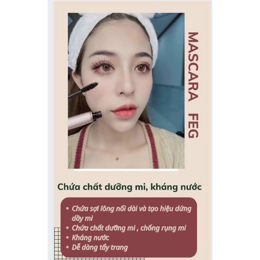 MASCARA DƯỠNG DÀI MI CONG F.E.G CHÍNH HÃNG