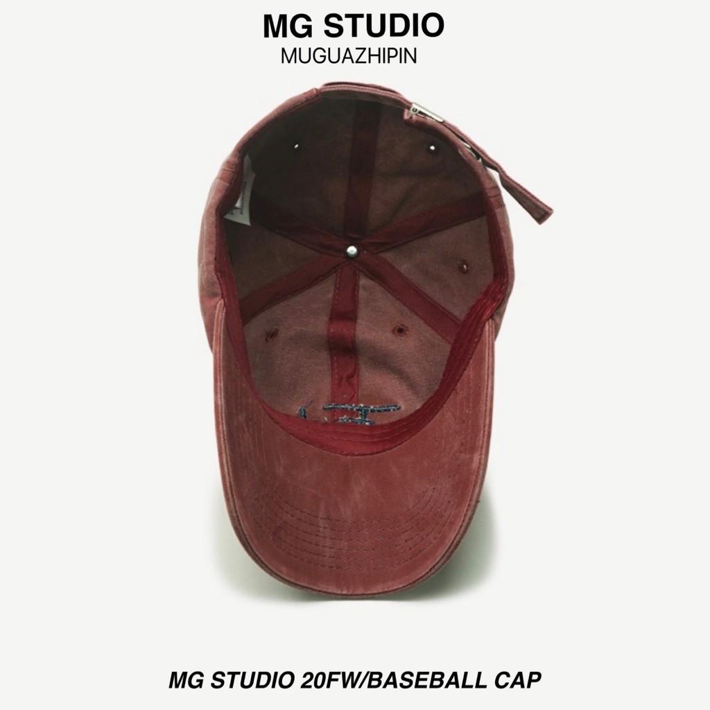 Mũ bóng chày MG STUDIO thêu hoạ tiết “Flash” nổi phong cách bạt màu độc đáo