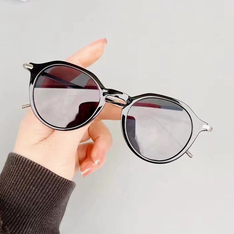 Mắt Kính Chống Nắng Gọng Tròn Nhỏ Nhiều Màu Sắc Phong Cách Hàn Quốc Thời Trang