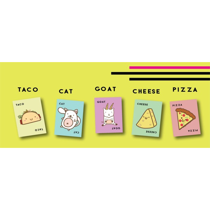 Bộ 50 Đĩa Chơi Game Taco Cat Goat Cheese Pizza Board
