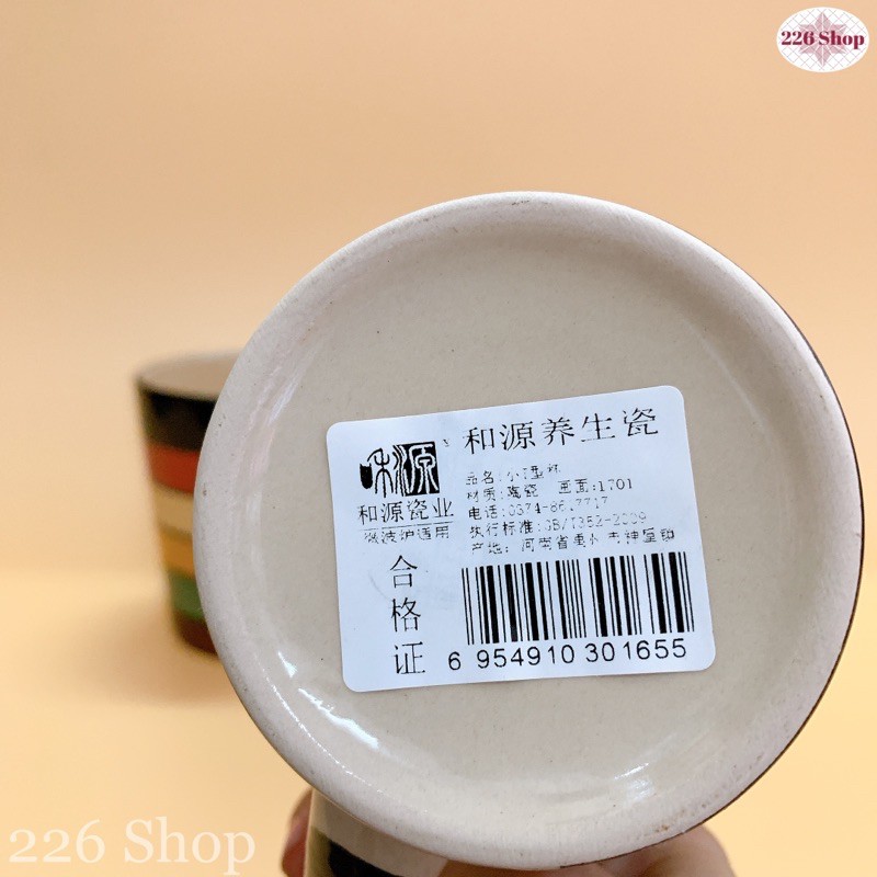 Ly sứ màu sắc cầu vồng[hàng siêu thị có tem]. Hai size:300ml và 550ml | BigBuy360 - bigbuy360.vn