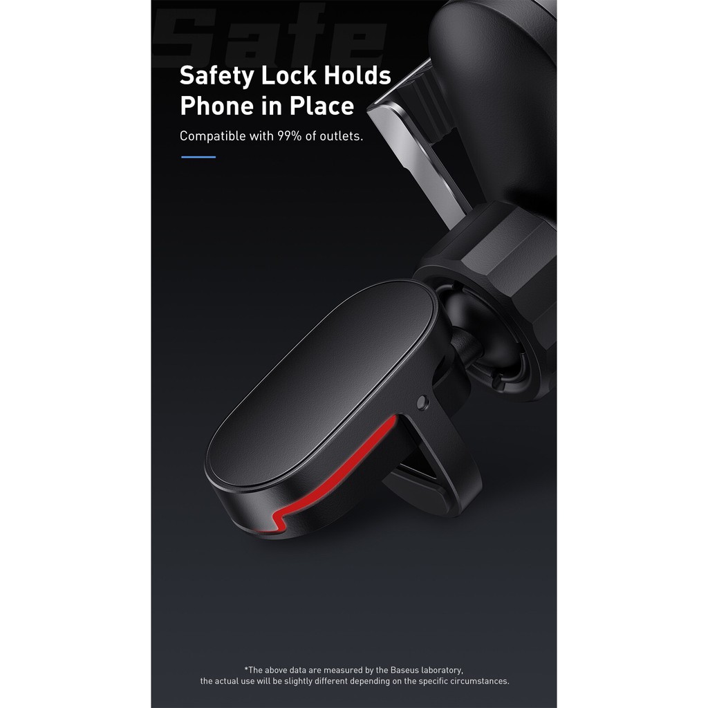 Giá đỡ điện thoại trên xe hơi Baseus SUYL-QE01/0S Penguin gravity phone holder | BigBuy360 - bigbuy360.vn