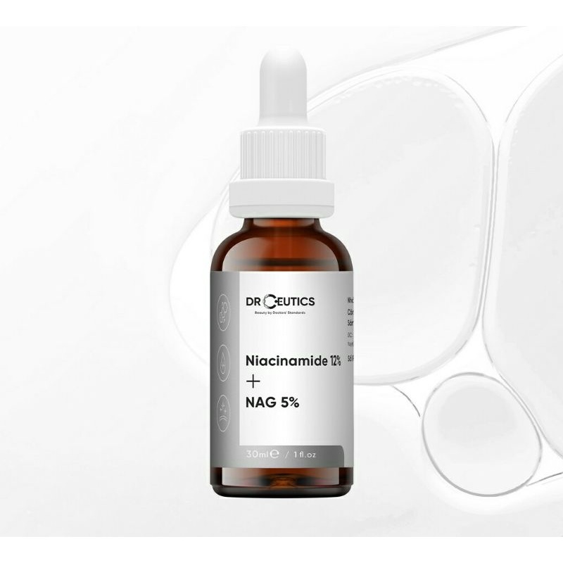 Serum Vitamin B3 DrCeutics, Niacinamide 12% + NAG 5% (30ml), Việt Nam.
