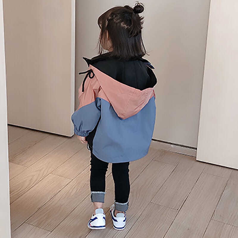 Áo khoác chống gió thời trang cho bé gái