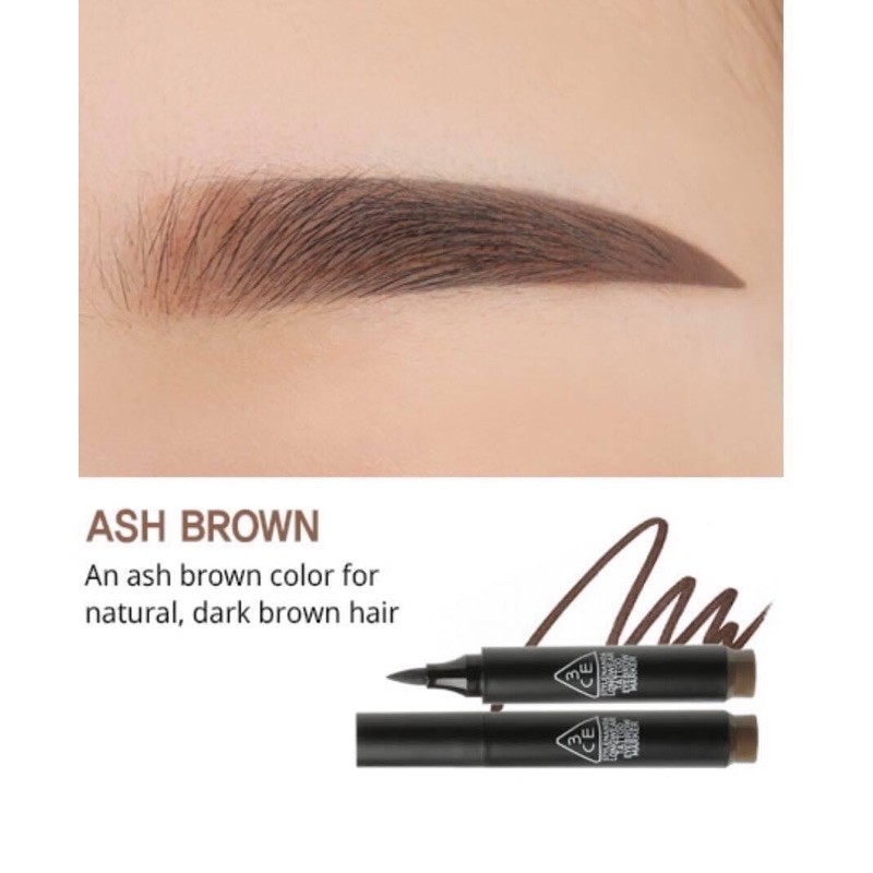 Bút dạ kẻ lông mày lâu trôi 3CE longwear tatto eyebrow marker | BigBuy360 - bigbuy360.vn
