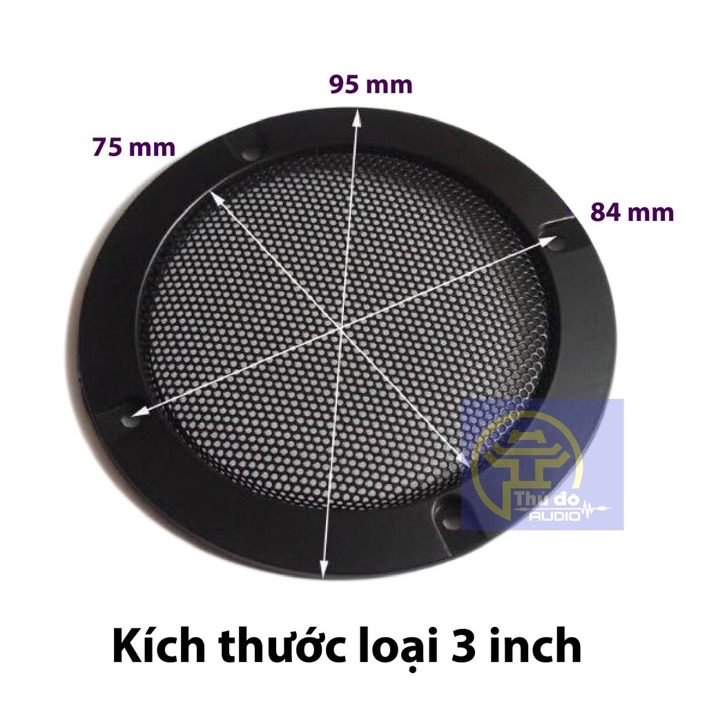 Màng lưới bảo vệ loa từ 2inch đến 10 inch - Màng loa, mặt nạ loa