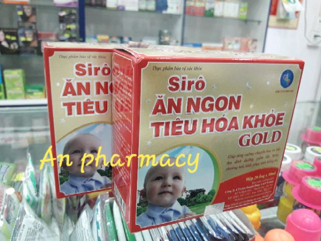 Siro ăn ngon tiêu hóa khỏe Gold hộp 20 ống