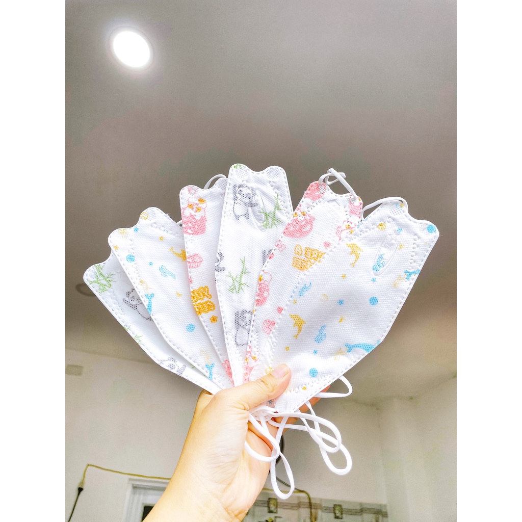 Túi 10 cái khẩu trang y tế KF94 kháng khuẩn cho bé