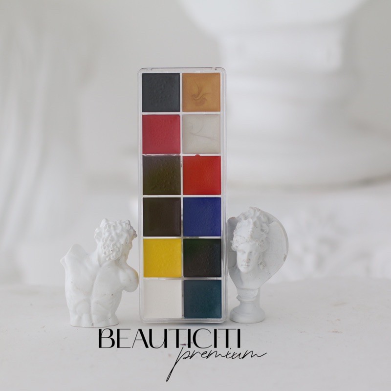 BẢNG MÀU VẼ BODY PAINTING 12 Ô | BigBuy360 - bigbuy360.vn