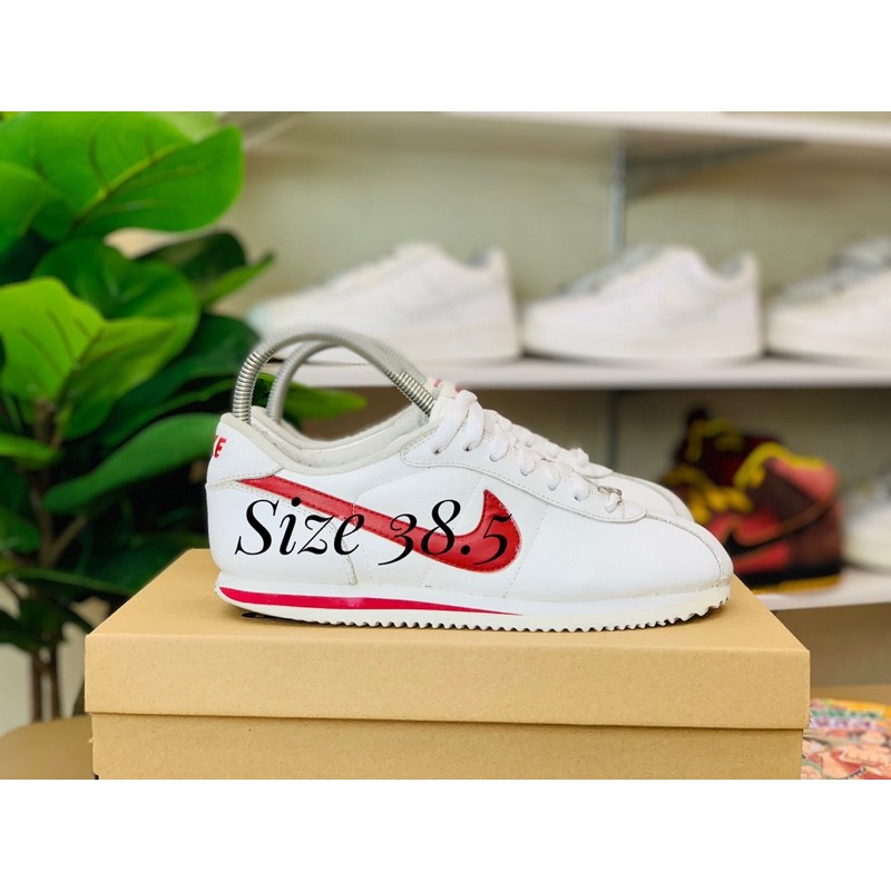 Giày thể thao chính hãng Nike cortez swood đỏ 2hand