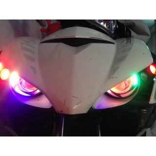 ĐÈN LED MẮT CÚ RAINBOW 7 MÀU FOR EXCITER 150 2017