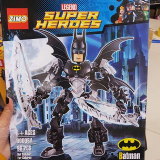 FREESHIP ĐƠN 99K_Thanh lý - lắp ráp lego zimo super hero 90006a - batman cỡ lớn