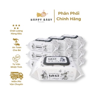 Khăn giấy ướt Momo Rabbit Hàn Quốc Lab65 loại 72 tờ