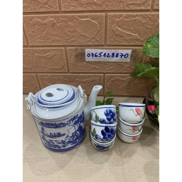 Bộ bình trà  500 ml 6 tách