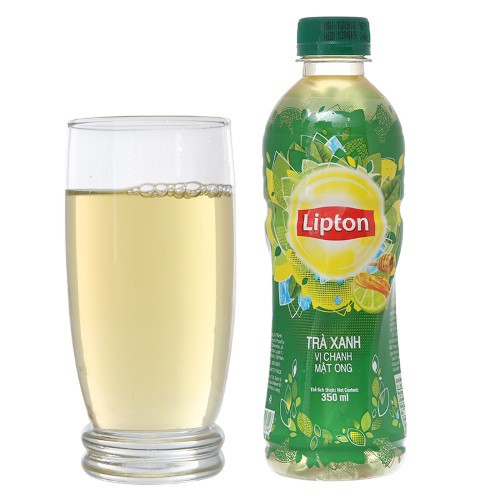 Trà xanh vị chanh mật ong Lipton lốc 6 chai 350ml