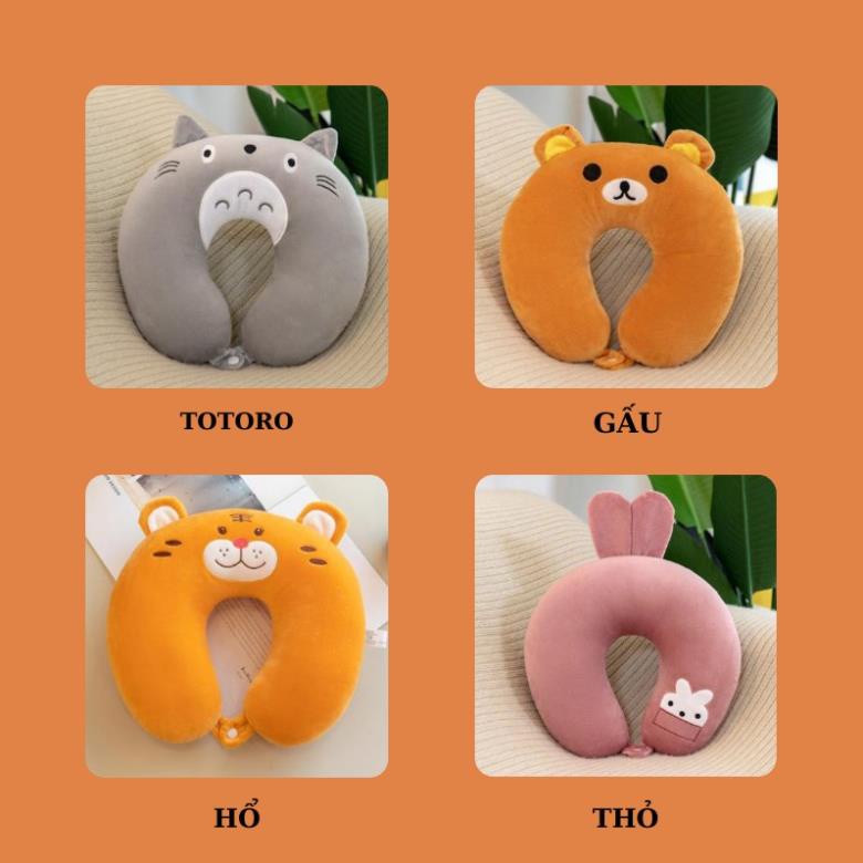 Gối Chữ U HT3603 Kê Cổ cho mẹ bầu, Gối Kê Cổ Nhiều Màu Sắc, Chống Đau Mỏi Vai Gáy Hiệu Qủa