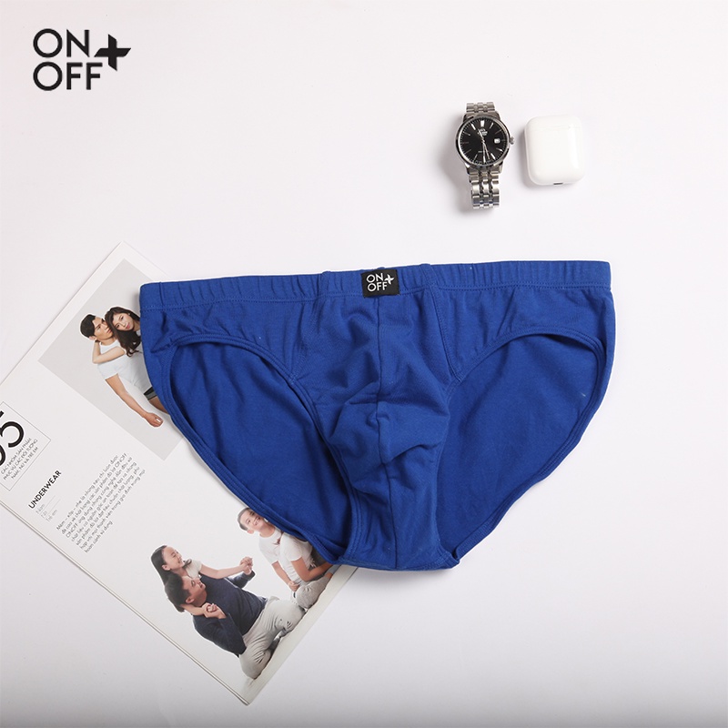 Combo 3 quần lót Brief nam ONOFF sợi Cotton xốp, thoáng khí - H17BU18208