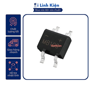 MB10S Diode cầu 0.5A 1000V SOP-4