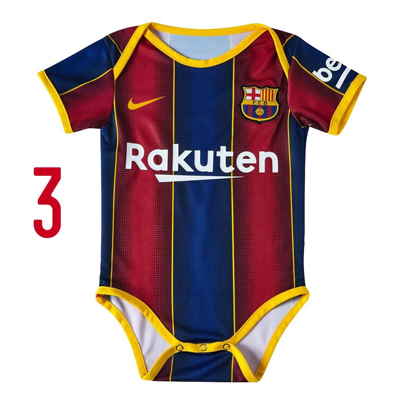 Bộ Áo Liền Quần 20-21 Chất Liệu Cotton In Logo Liverpool Barcelona 2020 Cho Bé Sơ Sinh 20/21 28CN