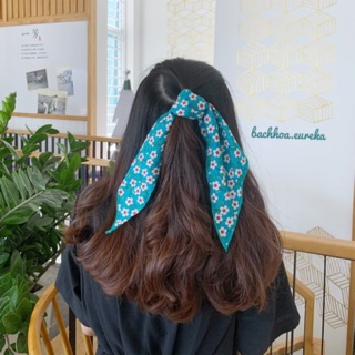 Cột tóc Triangle Turban hoa/ Bandana