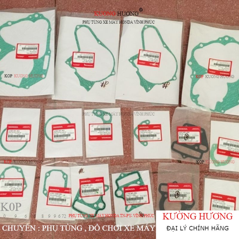 ron (goăng ) xe máy honda chính hãng ( bán lẻ từng món) (Sale-10%)