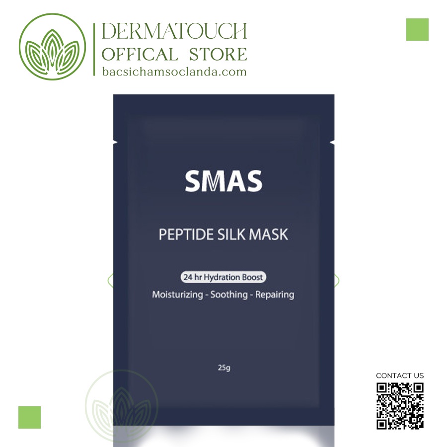 Mặt nạ dưỡng và phục hồi da Nhật Bản SMAS Peptide Silk Mask